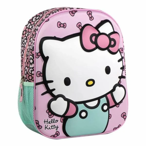 Mochila Escolar Hello Kitty Rosa 25,0 x 31,0 x 10,0 cm
