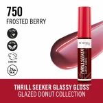 Brillo de Labios Rimmel London THRILL SEEKER Nº 750-Frosted Berry 6 ml