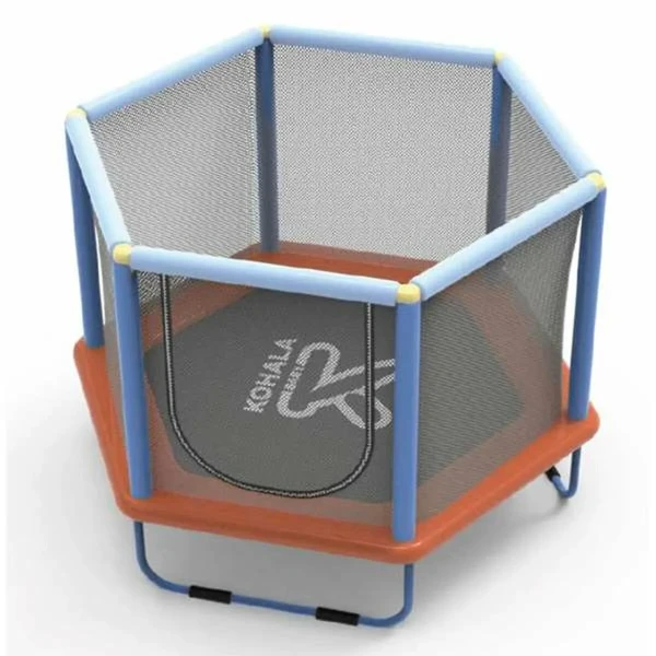 Cama Elástica Infantil con Red de Seguridad Ociotrends 140 X 110 CM