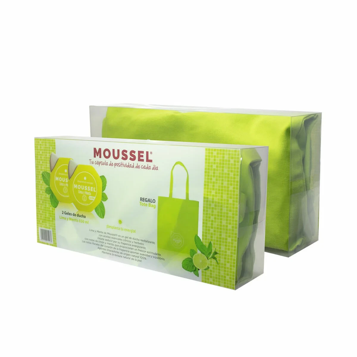 Gel de Ducha Moussel LIMA Y MENTA 3 Piezas