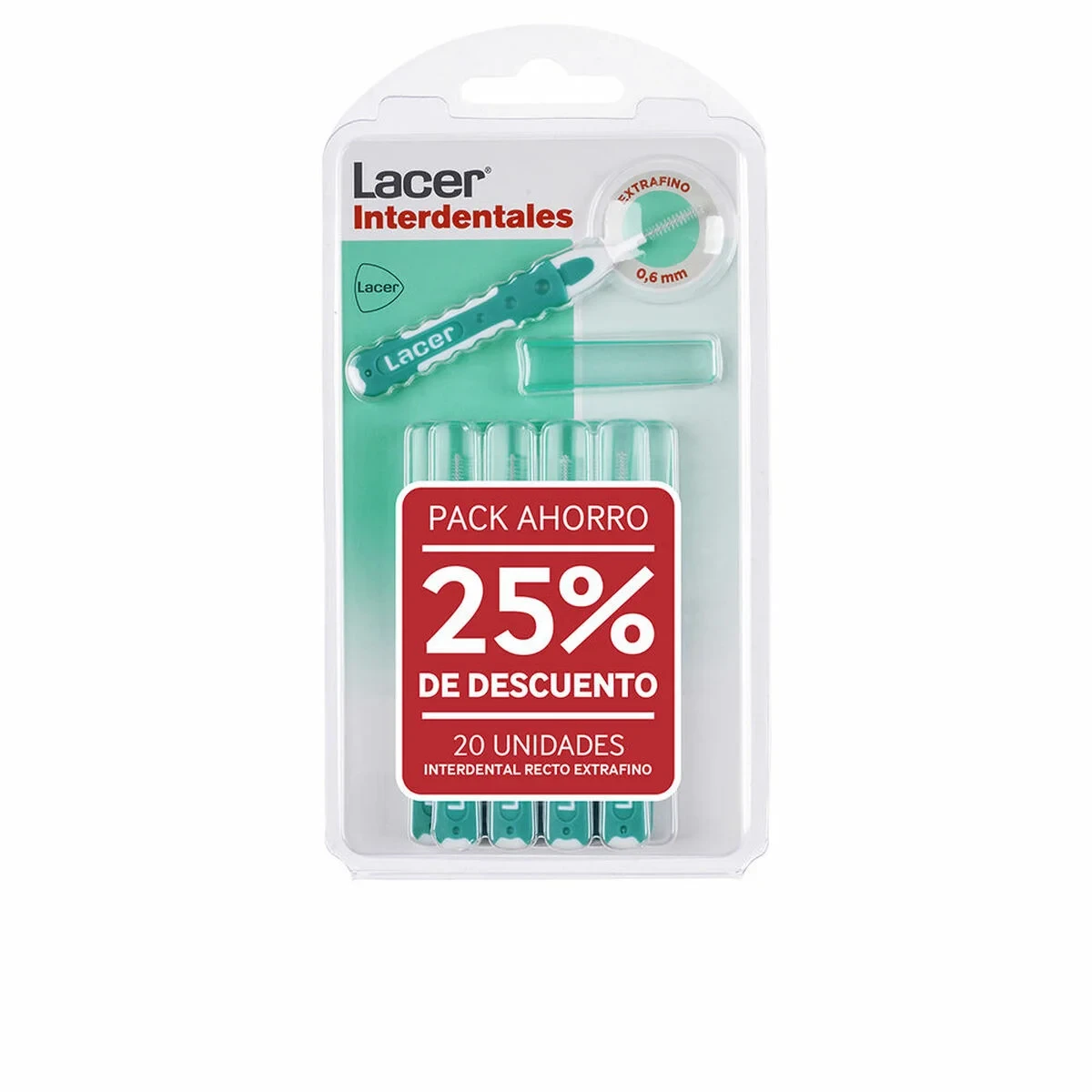 Cepillo de Dientes Interdental Lacer ANGULAR EXTRAFINO 2x 10 Unidades