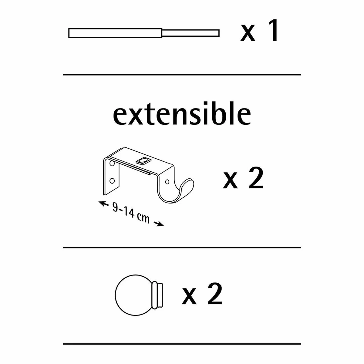 Barra para Cortinas Stor Planet (Reacondicionado B)