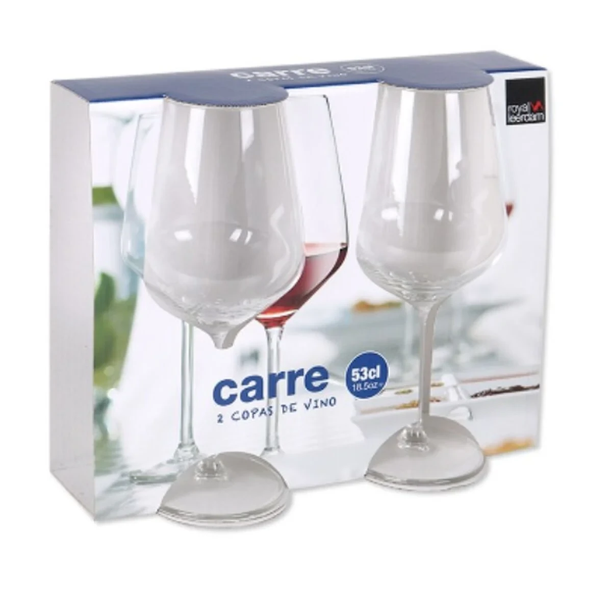 Set de copas de vino Royal Leerdam Carre 2 Piezas (4 Unidades)