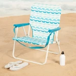 Silla de Playa Aktive 45 x 70 x 40 cm (2 Unidades)