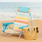 Silla de Playa Aktive 48 x 75 x 48 cm (2 Unidades)