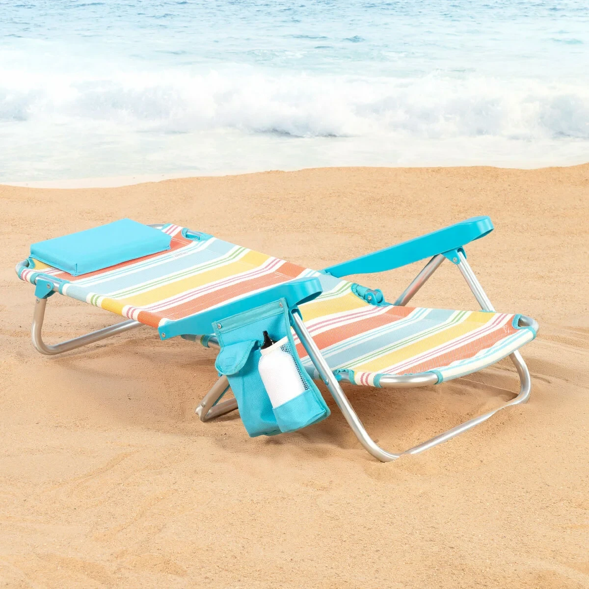 Silla de Playa Aktive 48 x 75 x 48 cm (2 Unidades)