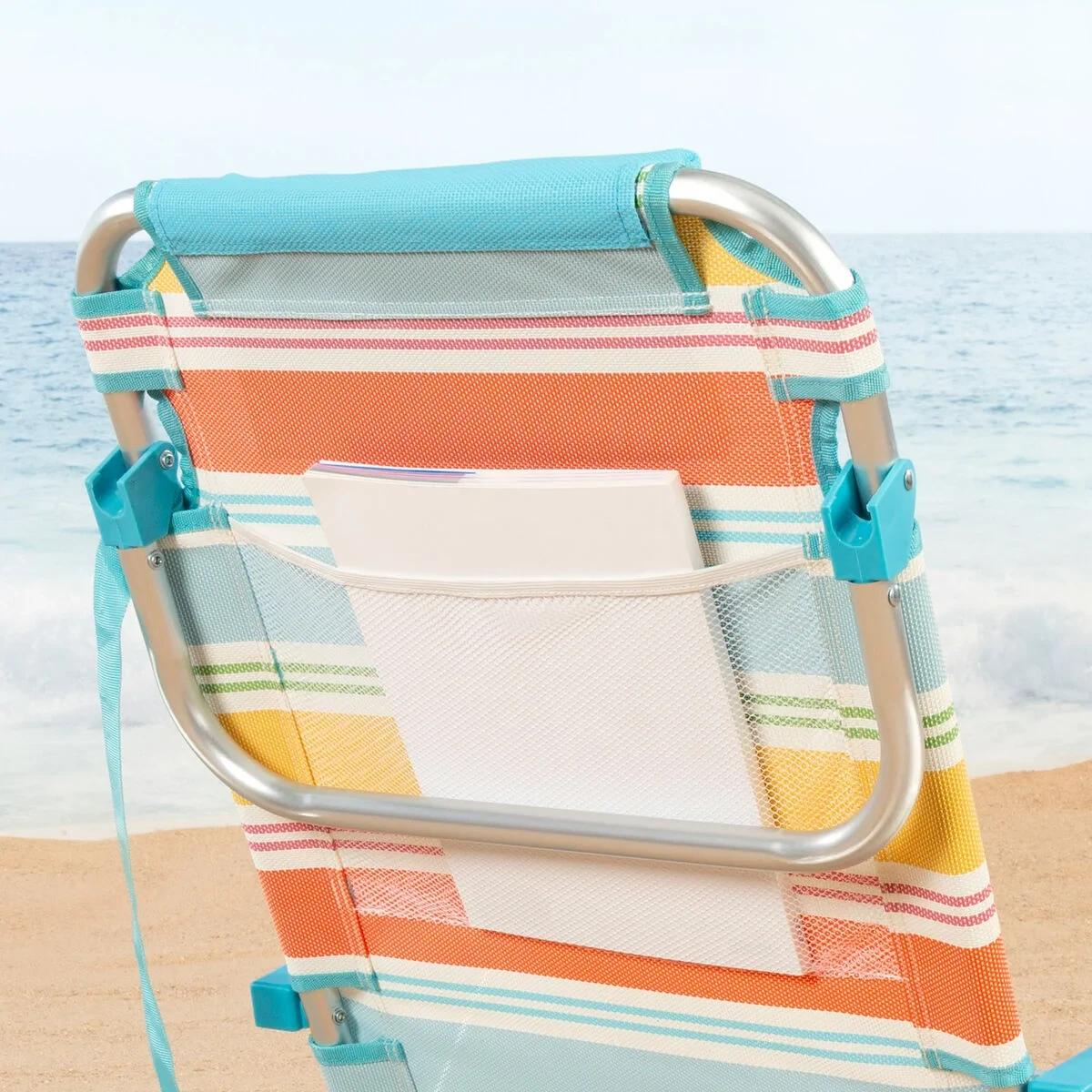 Silla de Playa Aktive 48 x 75 x 48 cm (2 Unidades)