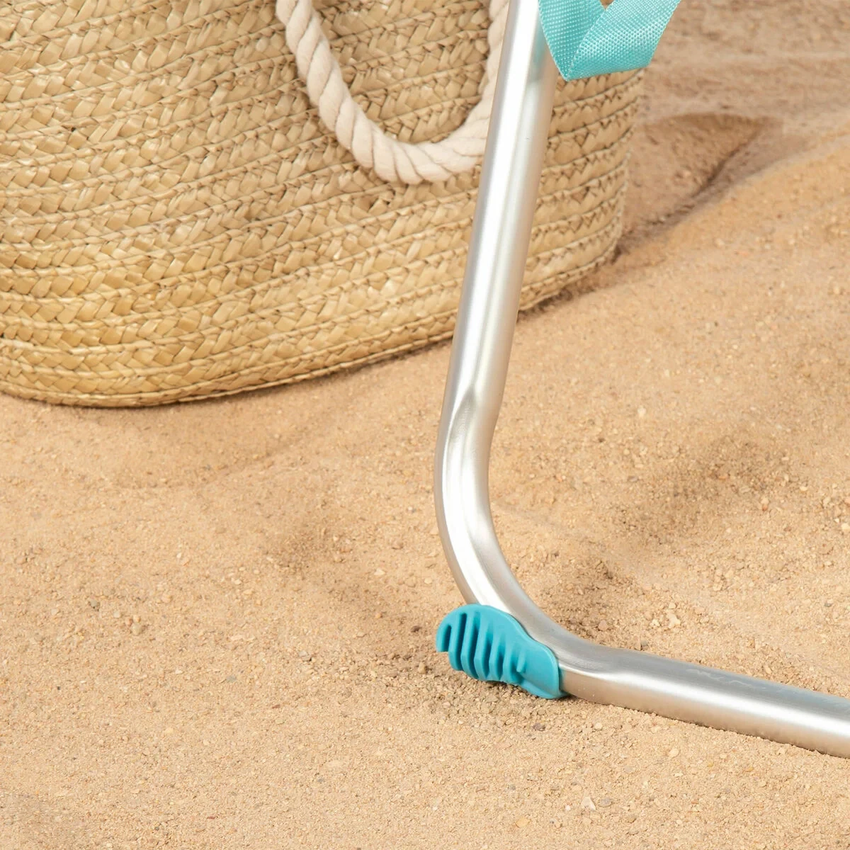 Silla de Playa Aktive 48 x 95 x 65 cm (4 Unidades)