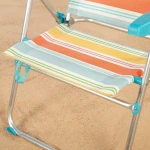 Silla de Playa Aktive 48 x 95 x 65 cm (4 Unidades)