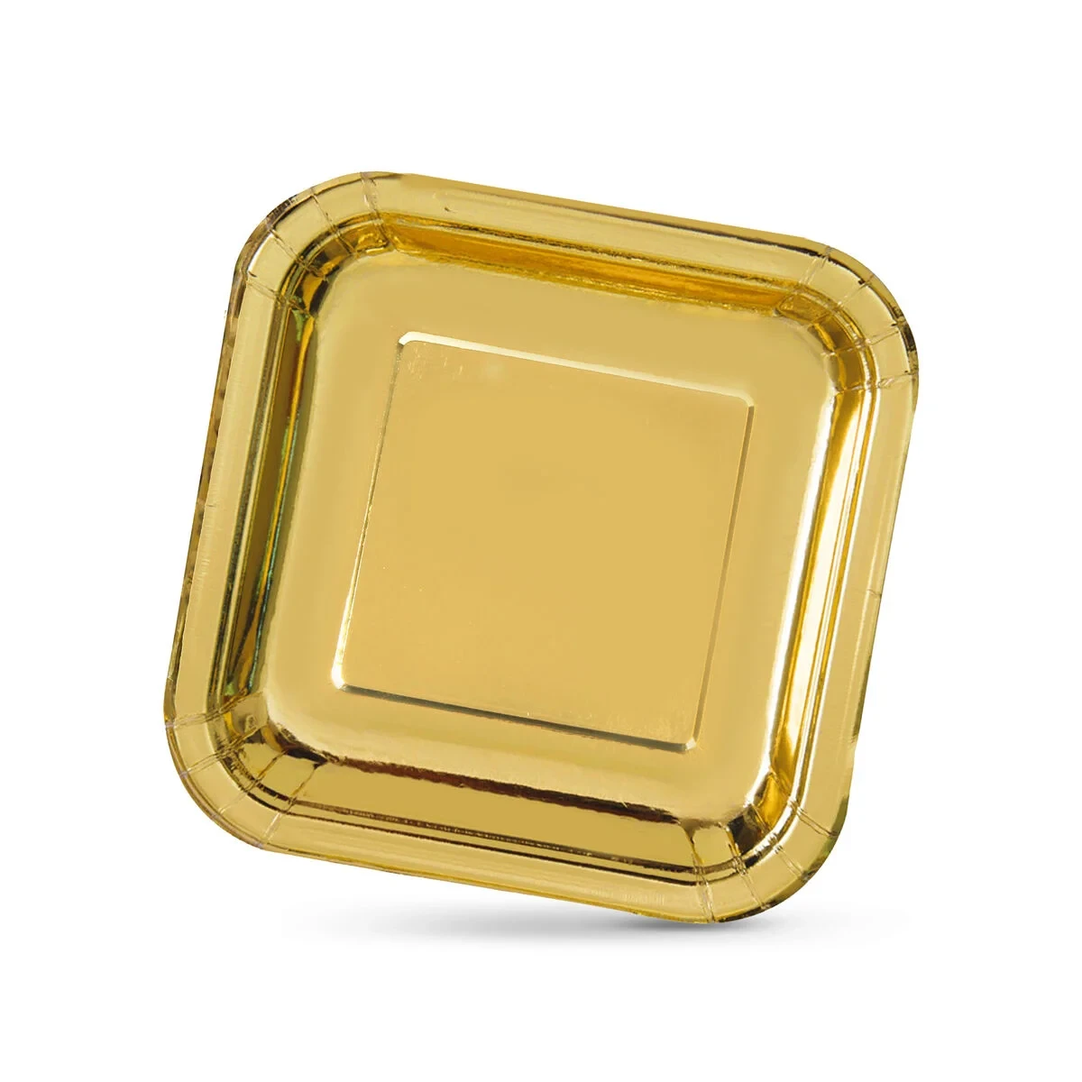 Set de Platos Algon Dorado 23 cm 10 Piezas (18 Unidades)