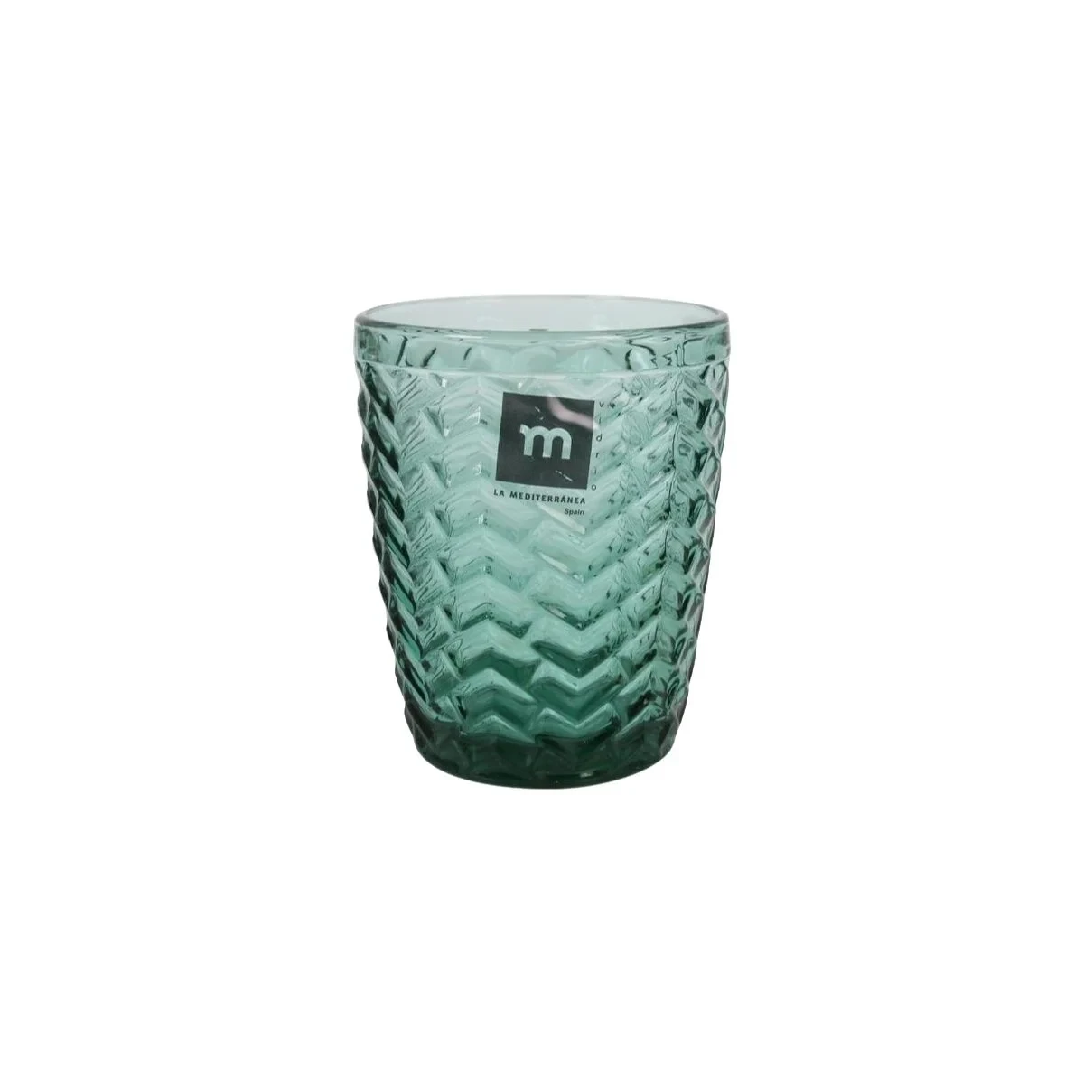 Vaso de agua La Mediterránea Spica Verde (48 Unidades)