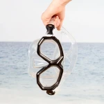 Gafas de Buceo AquaSport Negro (6 Unidades)