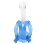 Máscara de Snorkel con Soporte para Cámara Deportiva AquaSport Azul Blanco (4 Unidades)