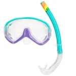 Gafas de Buceo con Tubo AquaSport Turquesa (6 Unidades)