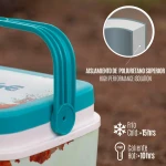 Nevera Portátil Rígida Aktive 5 L 28 x 19 x 21 cm Azul (6 Unidades)