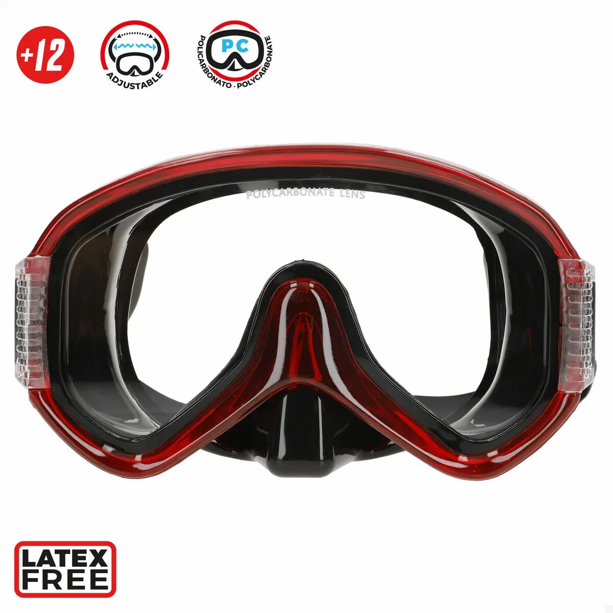 Gafas de Buceo con Tubo AquaSport (6 Unidades)