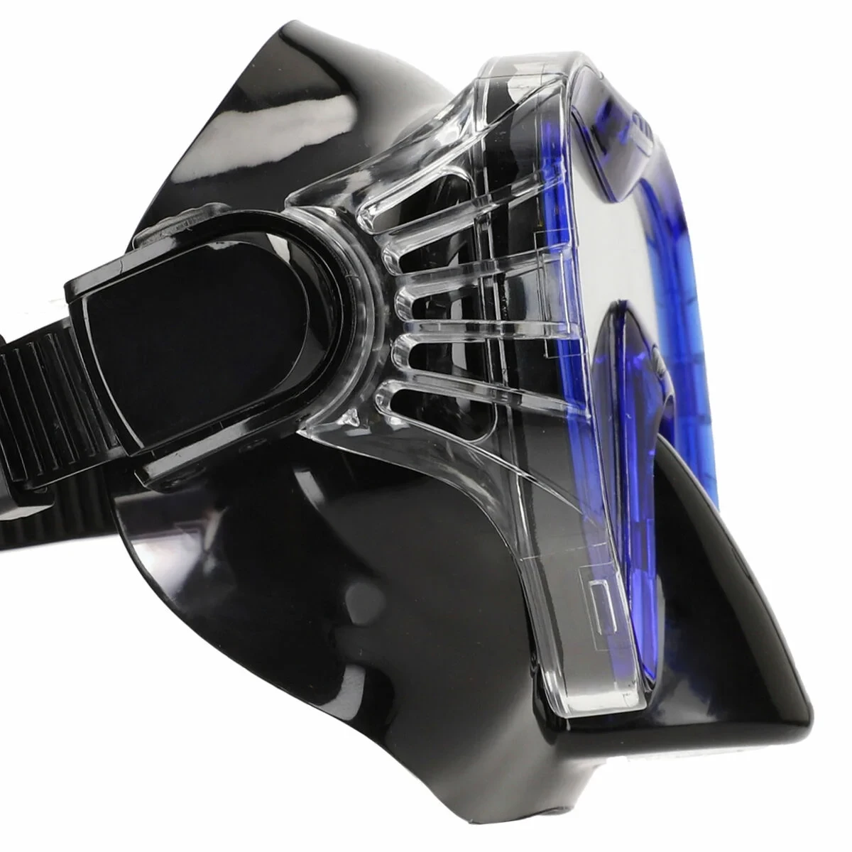 Gafas de Buceo con Tubo AquaSport Azul Rojo (6 Unidades)