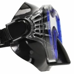 Gafas de Buceo con Tubo AquaSport Azul Rojo (6 Unidades)