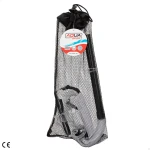 Gafas de Buceo con Tubo AquaSport Negro Rojo (6 Unidades)