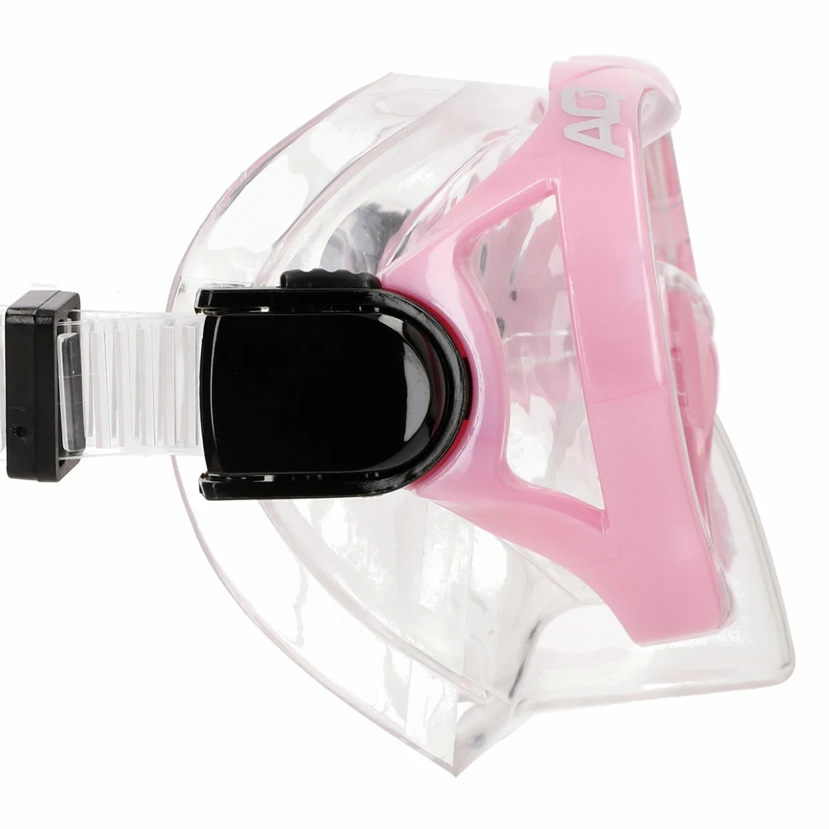 Gafas de Buceo con Tubo AquaSport Azul Rosa (6 Unidades)