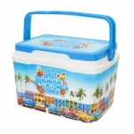 Nevera Portátil Rígida Aktive 5 L 28 x 19 x 21 cm Azul (6 Unidades)