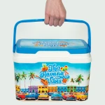 Nevera Portátil Rígida Aktive 5 L 28 x 19 x 21 cm Azul (6 Unidades)