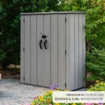 Mueble de almacenaje Lifetime Gris 143 x 174 x 74 cm