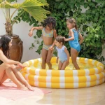 Piscina Hinchable para Niños Intex Limón 147 x 33 x 147 cm Amarillo (6 Unidades)