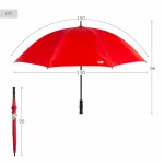 Paraguas Aktive Rojo Ø 150 cm 150 x 96 x 150 cm (6 Unidades)