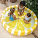 Piscina Hinchable para Niños Intex Limón 147 x 33 x 147 cm Amarillo (6 Unidades)