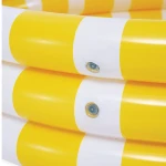 Piscina Hinchable para Niños Intex Limón 147 x 33 x 147 cm Amarillo (6 Unidades)