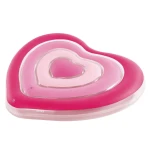 Colchoneta Hinchable Intex Corazón 135 x 155 x 25 cm Rosa (6 Unidades)