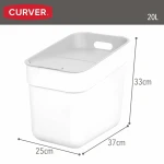 Cubo de basura Curver Blanco Plástico 20 L (6 Unidades)
