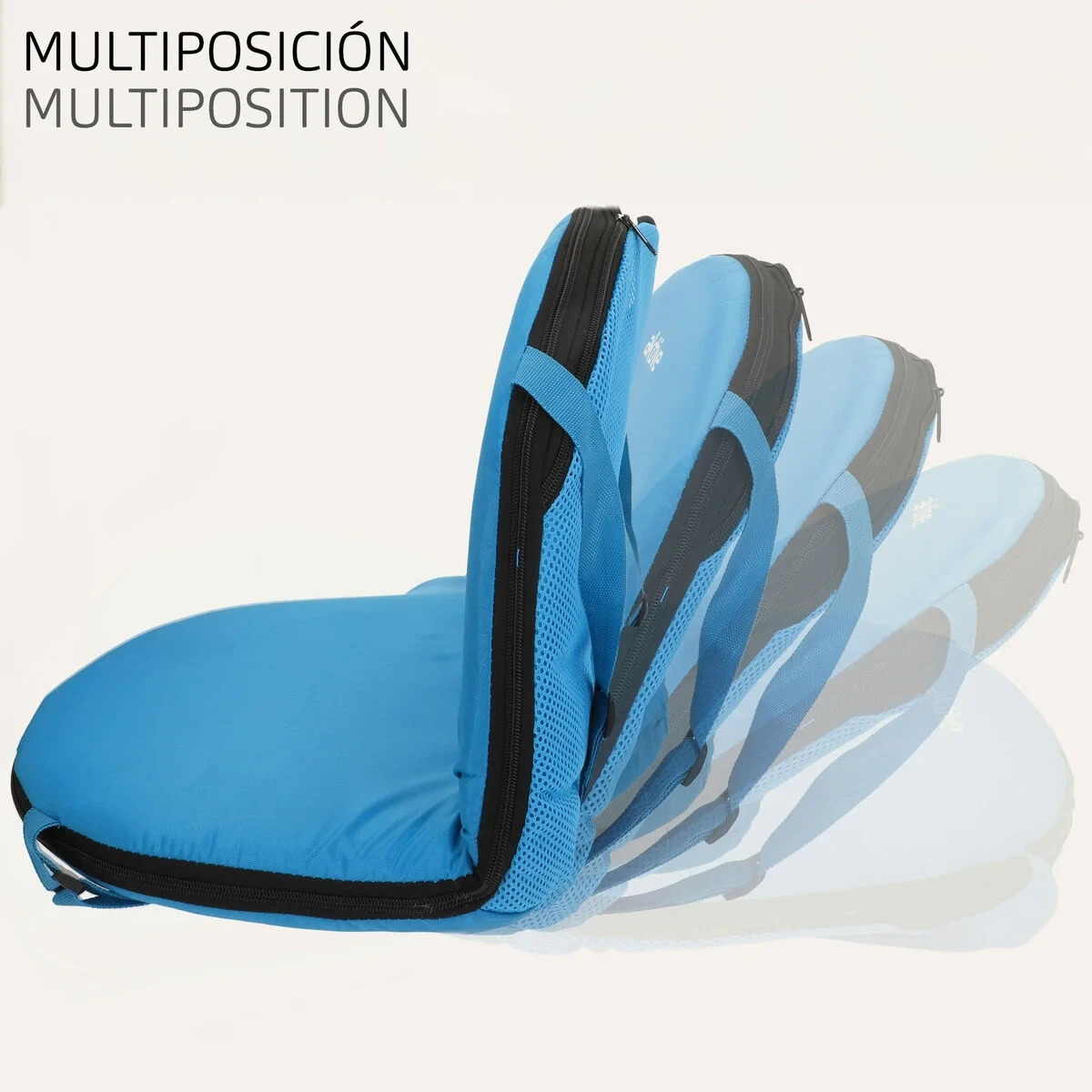 Asiento Aktive Azul 41 x 33 x 40 cm Plegable (2 Unidades)