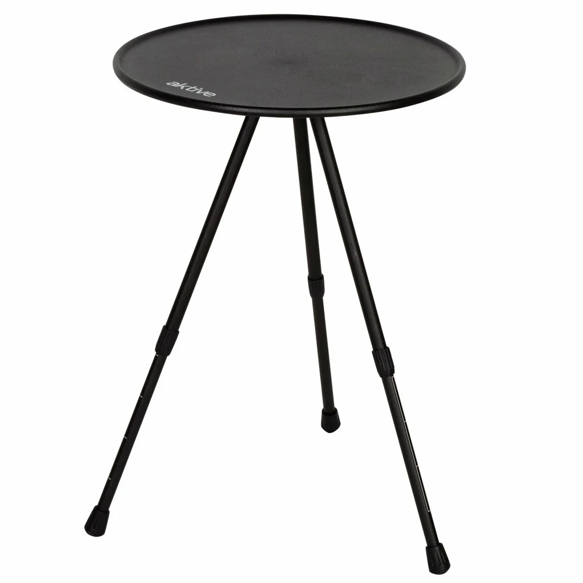 Mesa Plegable Aktive Negro 37 x 55 x 37 cm (4 Unidades)