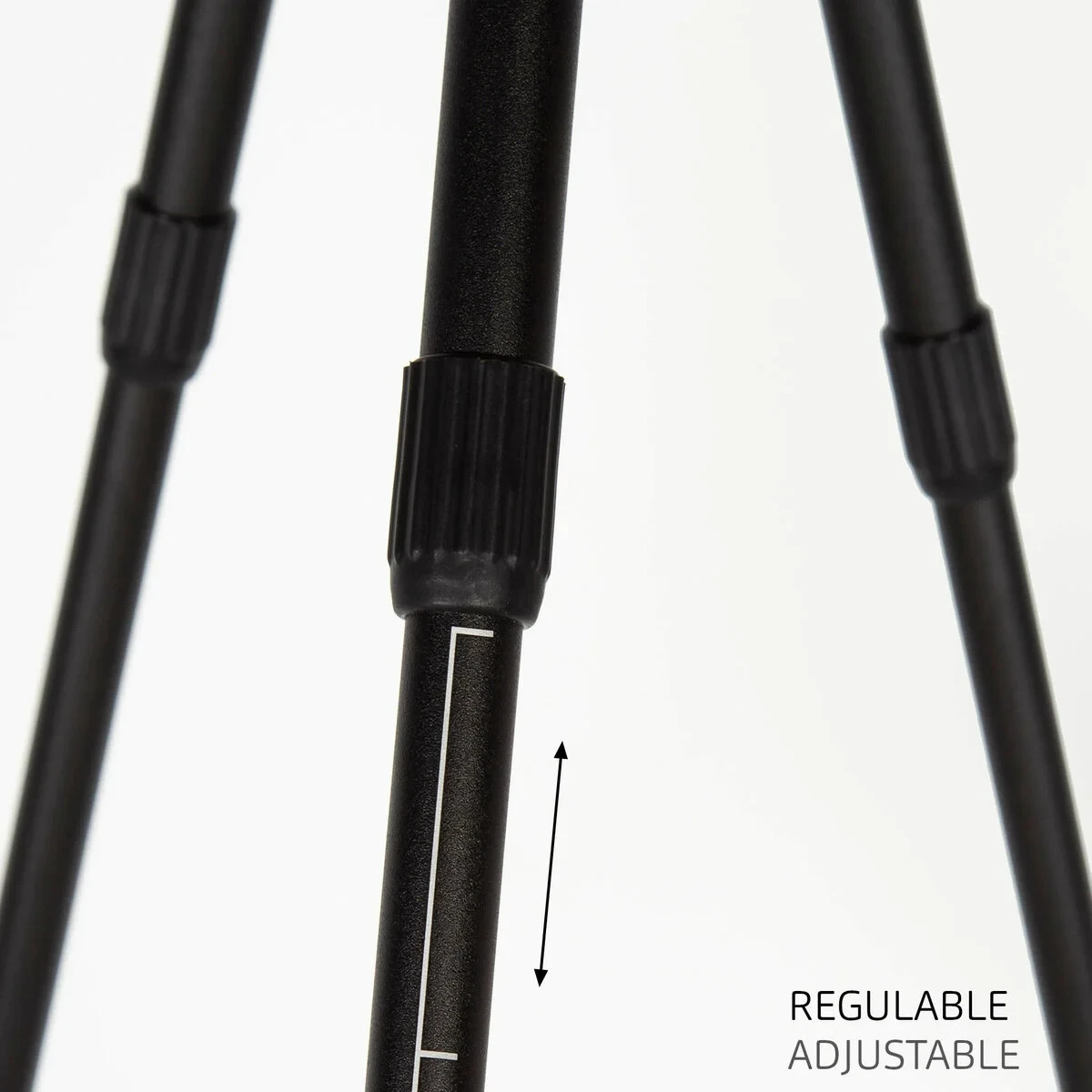 Mesa Plegable Aktive Negro 37 x 55 x 37 cm (4 Unidades)