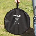 Mesa Plegable Aktive Negro 37 x 55 x 37 cm (4 Unidades)