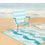 Toalla de Playa Aktive PEVA 200 x 1 x 150 cm (6 Unidades)