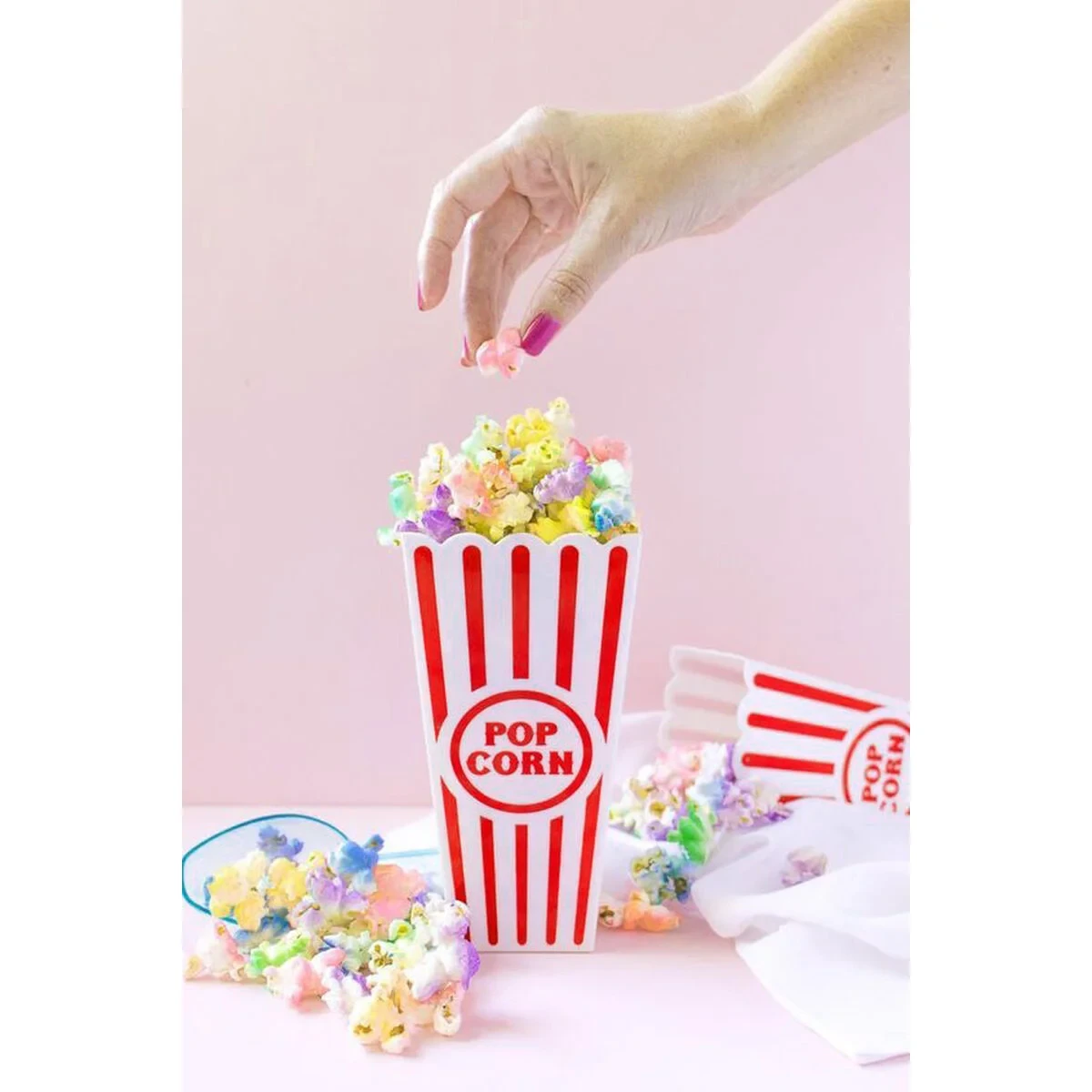 Recipiente para servir las palomitas Algon 9,5 x 19,3 cm (24 Unidades)