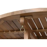 Mesa de Comedor Home ESPRIT Marrón Natural Acacia 110 x 110 x 74 cm