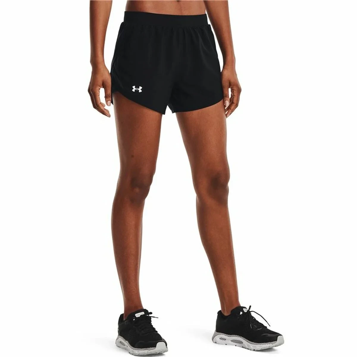 Pantalones Cortos Deportivos para Mujer Under Armour Fly-By 2.0 Negro