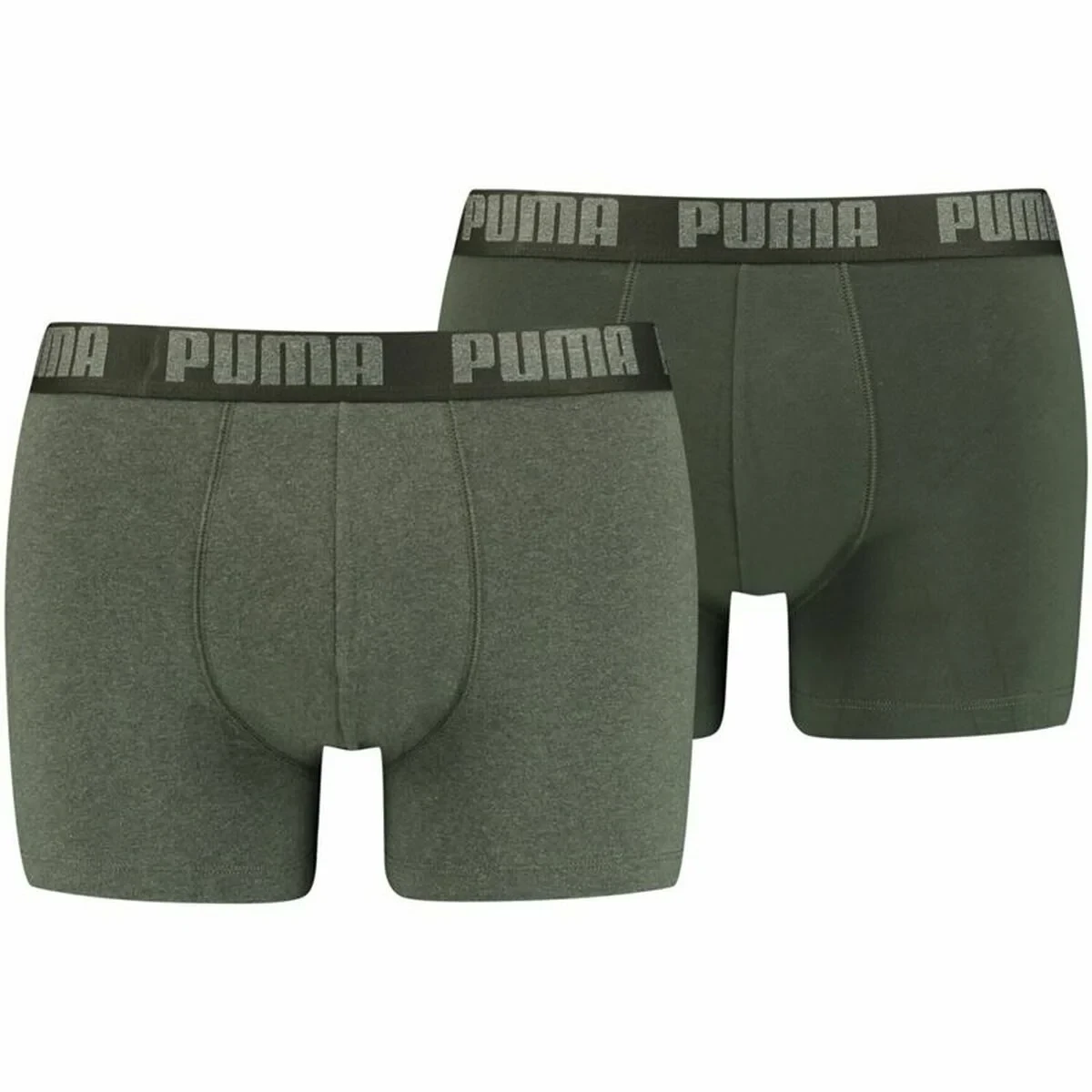 Bóxer de Hombre Puma Basic 2 Piezas Verde oscuro