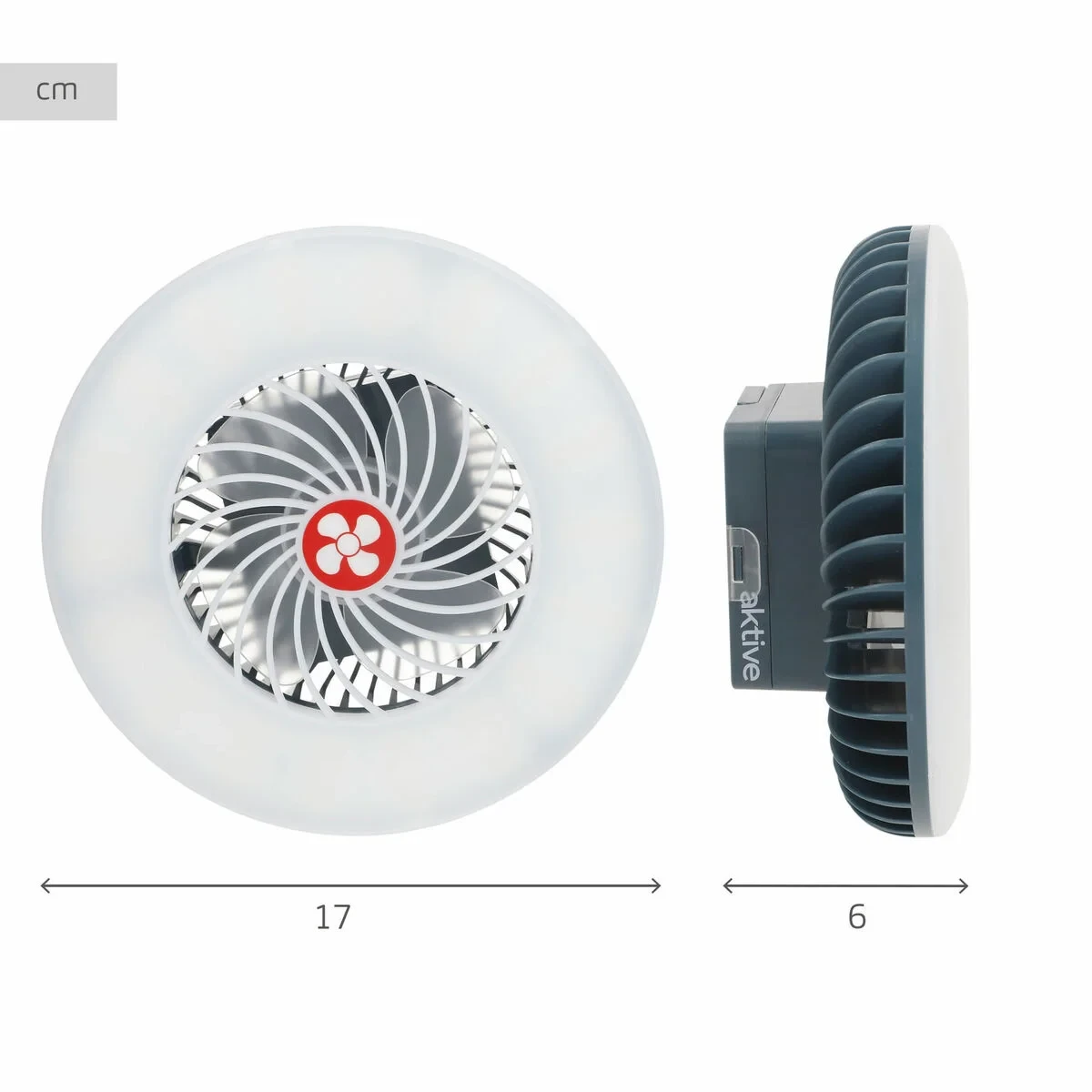 Ventilador USB Aktive (4 Unidades)