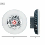 Ventilador USB Aktive (4 Unidades)