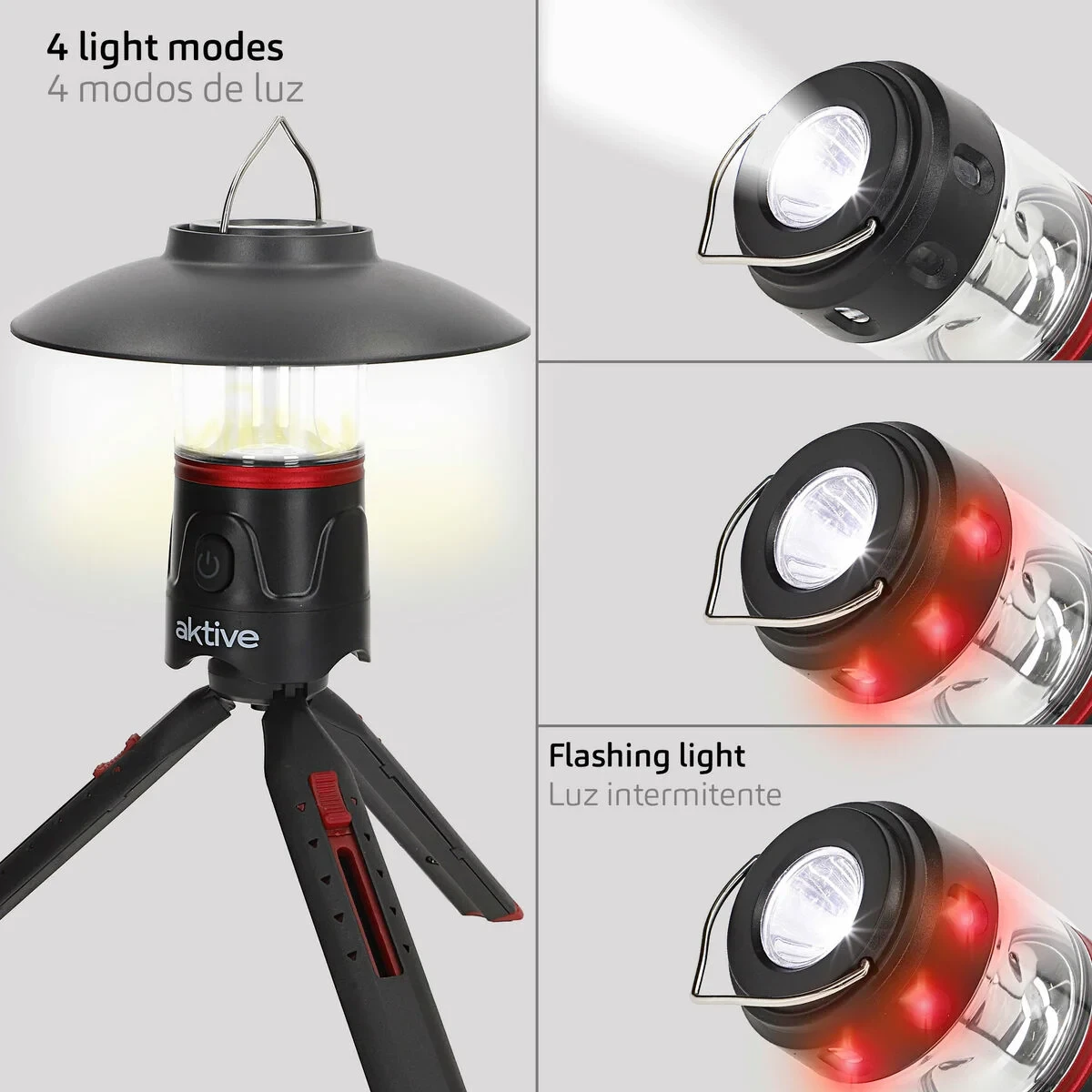 Linterna Aktive Plástico (4 Unidades)