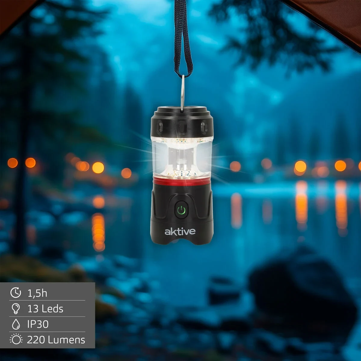 Linterna Aktive Plástico (4 Unidades)