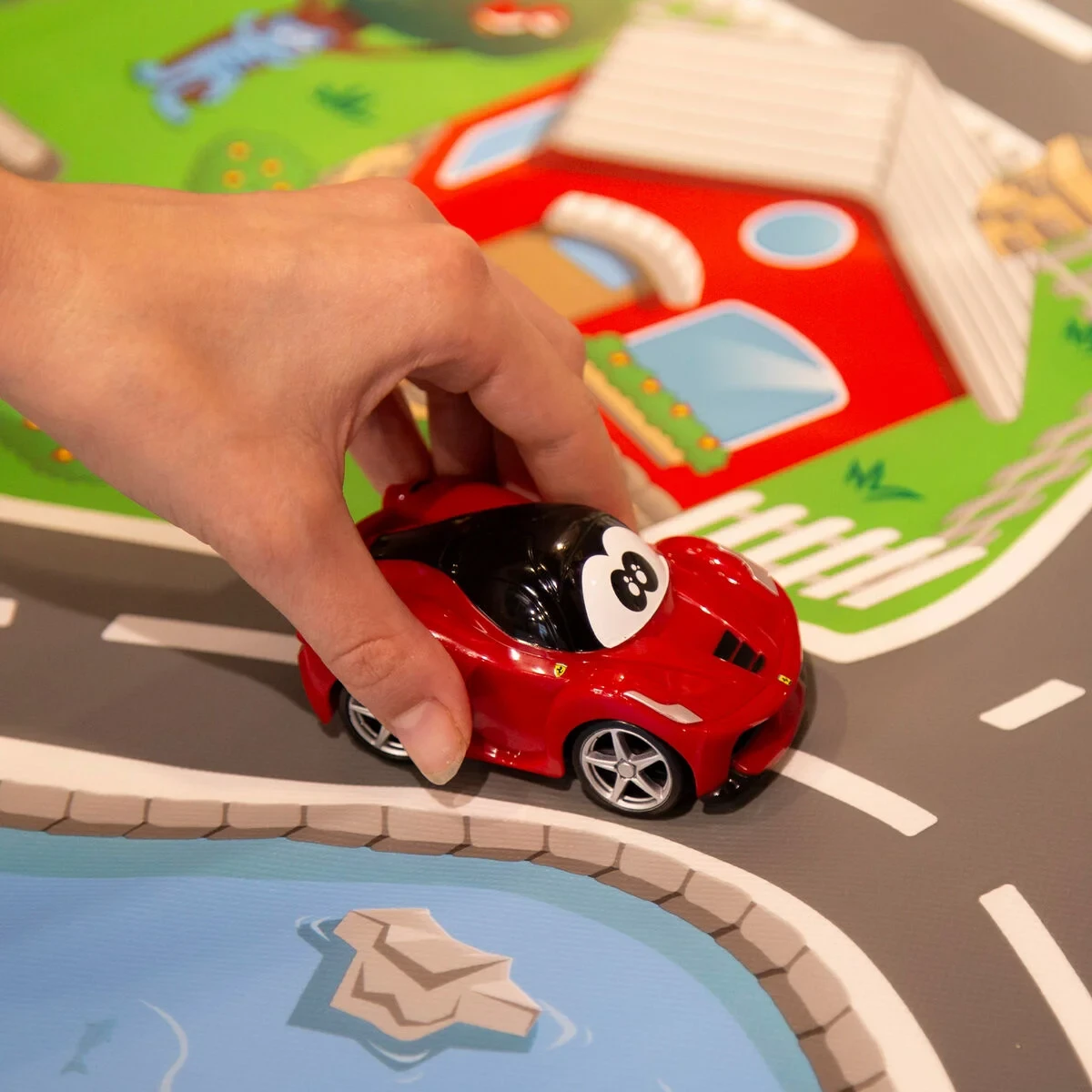 Playset Ferrari 100 x 0,1 x 70 cm 6 Unidades