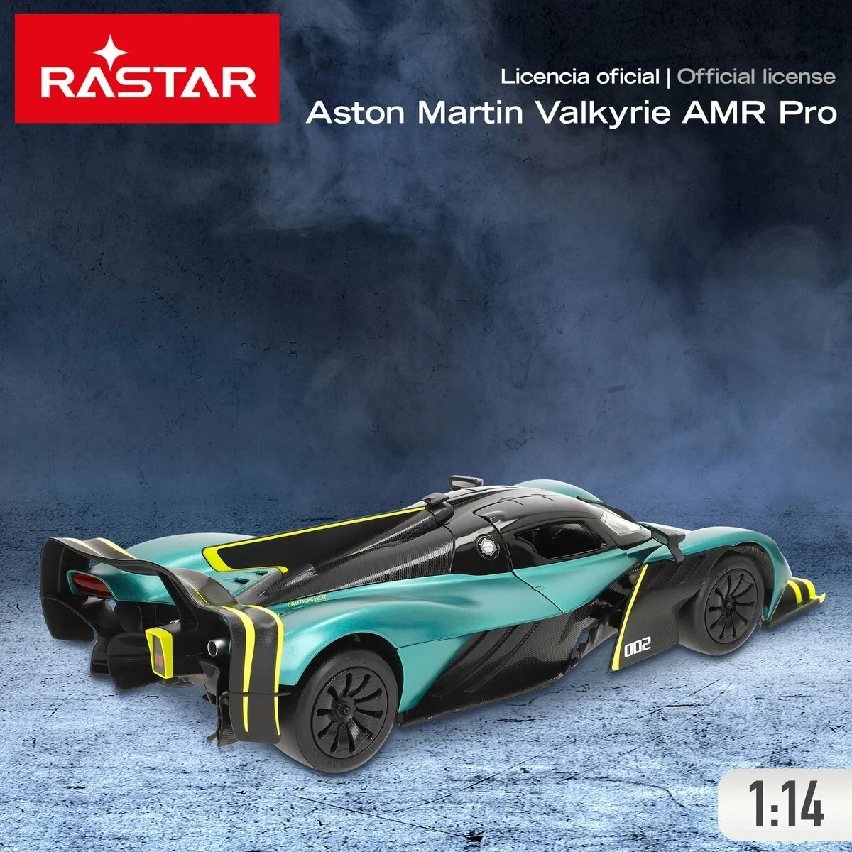 Coche Radio Control Aston Martin 1:14 36 x 8 x 14 cm (2 Unidades)