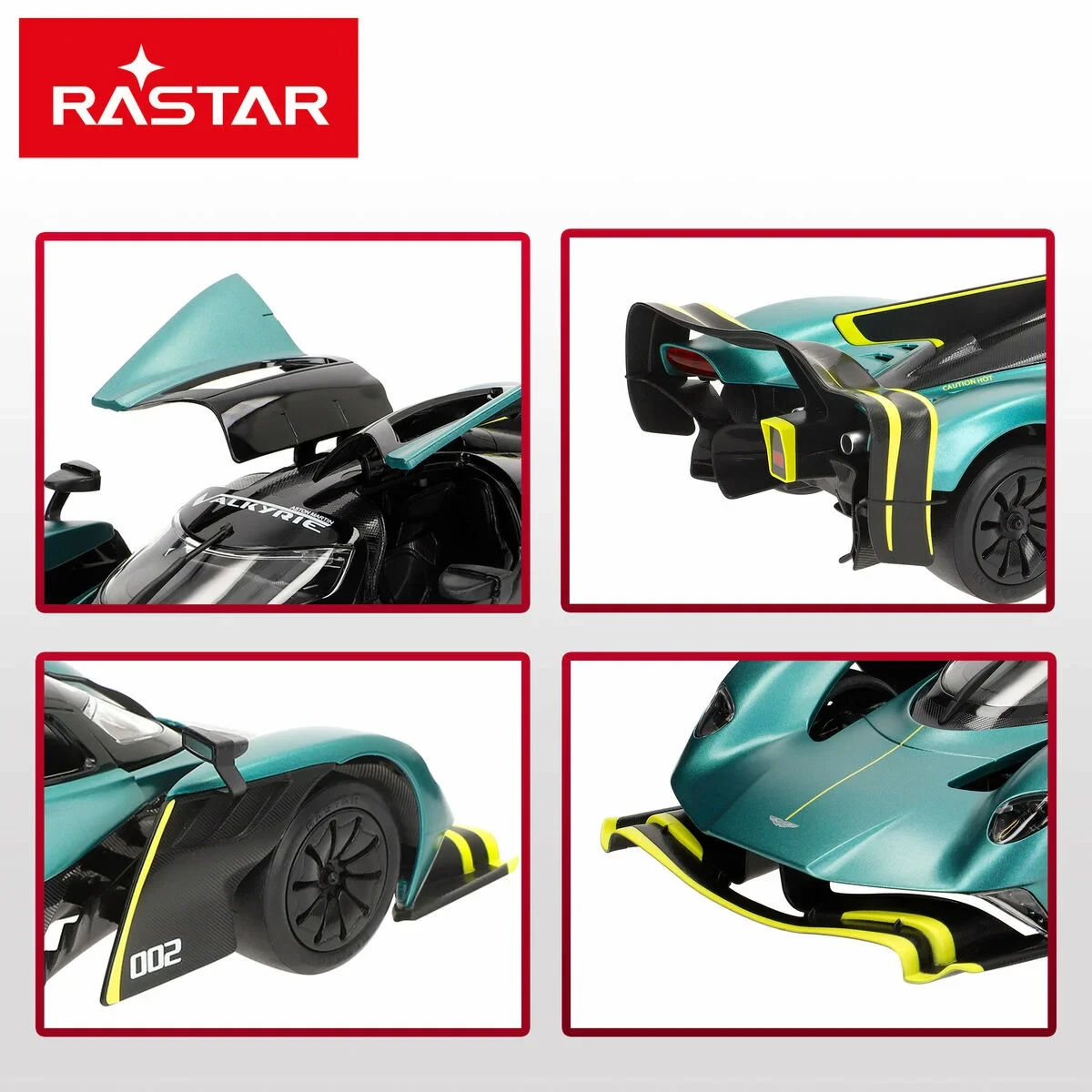 Coche Radio Control Aston Martin 1:14 36 x 8 x 14 cm (2 Unidades)