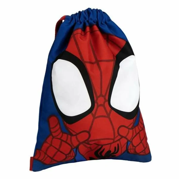 Bolsa Mochila con Cuerdas Spidey Azul oscuro 27 x 33 cm